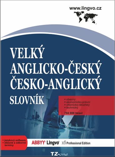 (79) Zahradníček, Tomáš – TZ-one a kolektiv: VELKÝ ANGLICKO-ČESKÝ ČESKO-ANGLICKÝ SLOVNÍK na CD.